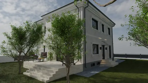 Classic Residential Exterior Visualization