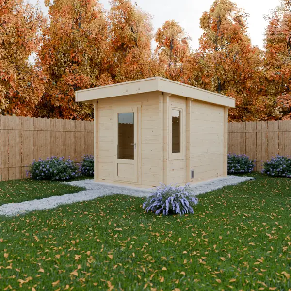 Garden Sauna Cabin Visualization