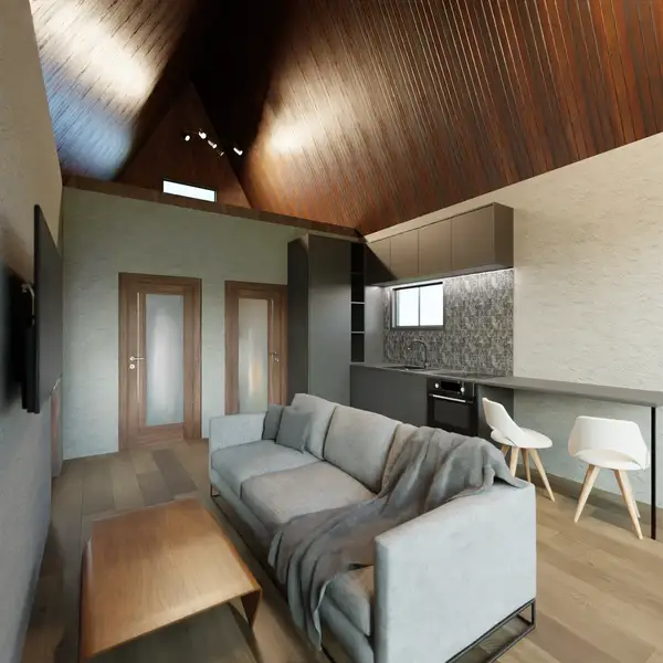A-Frame Cabin Interior Design