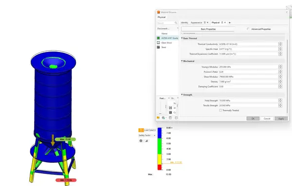 FEA Structural Analysis of Silo