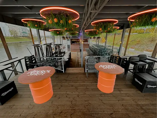 Aperol Spritz Pop-up Bar Concept