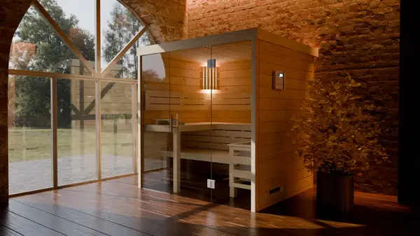 Industrial Interior Sauna Installation